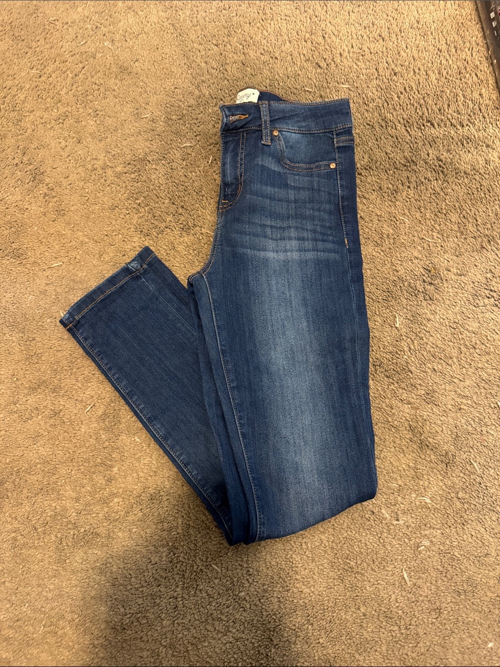 Kids Slim Dark Blue Denim Jeans